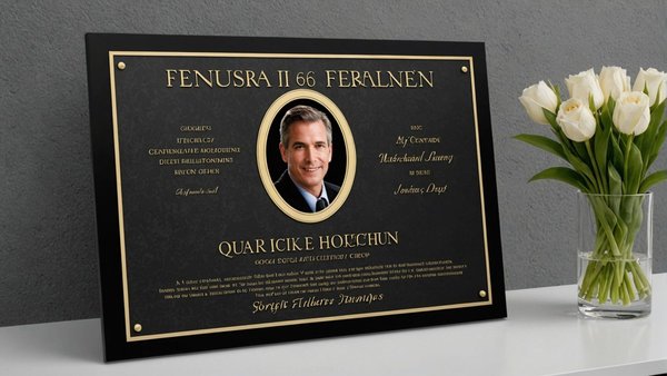 Plaque funéraire moderne : personnalisation et design contemporain